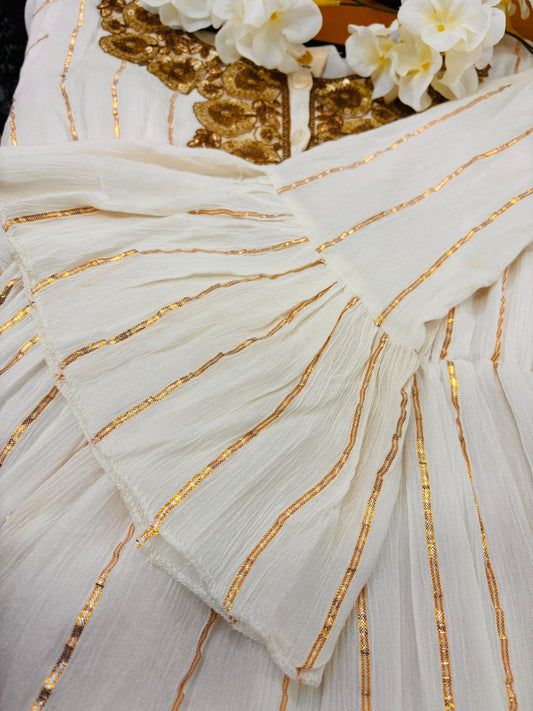 Soft Canary Light Yellow Cotton Long Dress – Bust 42” | Length 54” Elastic Waist