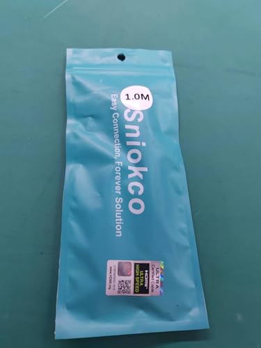 Sniokco 10K 8K HDMI 2.1 Cable 2M, Certified 48Gbps Ultra High Speed HDMI® Cable 0.01ms 4K 240Hz 165Hz 120Hz 8K 60Hz eARC Netflix HDCP 2.3 2.2 DTS:X HDR10+ TV Monitor Projector Roku Sky-Q PS5 X-box
