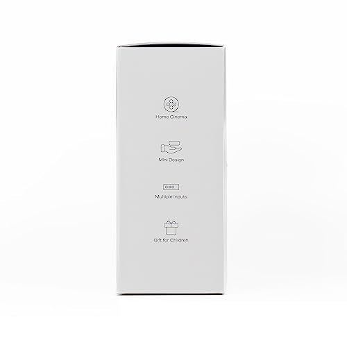 YOTON Y3 Mini Projector, Portable Phone Projector 1080P Full HD Support, Home Theater Movie Projector, Small Video Projector Compatible with HDMI,Smartphone,Tablet