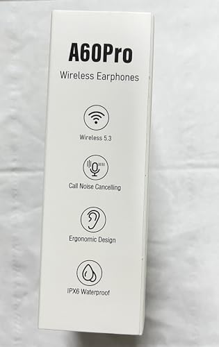 Wireless Earbuds,Earphones Bluetooth 5.3 in Ear with 4 Mic ENC Calls Noise Cancelling Wireless Headphones Mini LED Display HiFi Stereo 42H Playtime Bluetooth Earbuds Touch Control