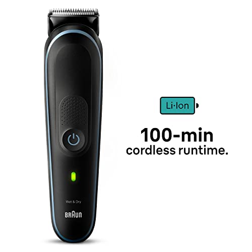 Braun 10-in-1 All-in-One Style Kit Series 5, Male Grooming Kit With Beard Trimmer, Hair Clippers, Nose and Ear Trimmer & Precision Trimmer, Gifts for Men