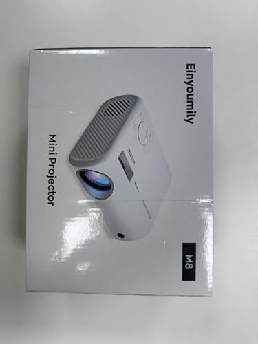 Mini Projector Portable 20000 Lux Projector 4K Supported 180° Rotation & Auto Keystone, Outdoor Compatible with TV Stick/Windows/iOS/Android/HDMI/USB (1080P)