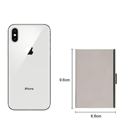 Vicloon Metal Card Holder Wallet,Ultra Thin Stainless Steel Metal Wallets RFID Blocking Credit Card Wallet Holder for Men & Women,Best Card Protector