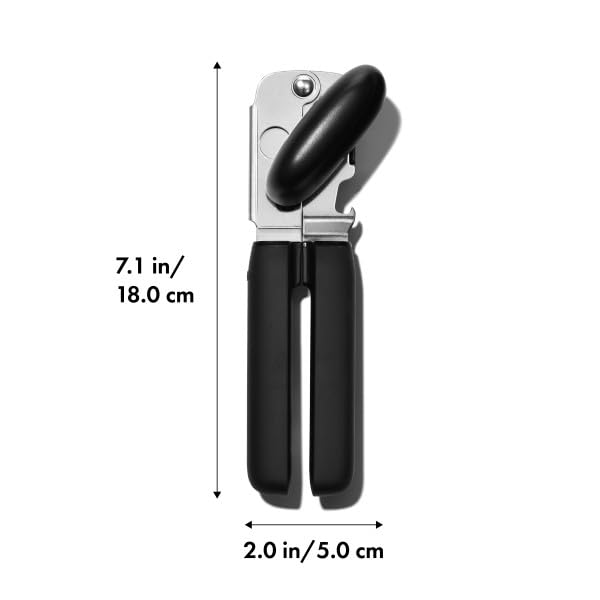 OXO Good Grips Soft Handled Tin Opener, Black/Silver