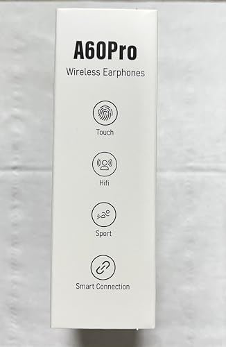 Wireless Earbuds,Earphones Bluetooth 5.3 in Ear with 4 Mic ENC Calls Noise Cancelling Wireless Headphones Mini LED Display HiFi Stereo 42H Playtime Bluetooth Earbuds Touch Control