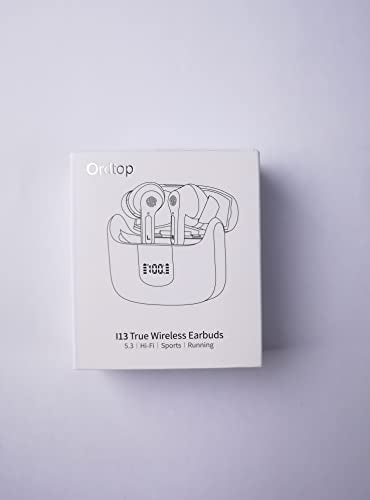 Wireless Earbuds, Bluetooth 5.3 Headphones 2024 .ENC Noise Cancelling Mic Ear buds, 40H Deep Bass Wireless Waterproof Bluetooth Earphones