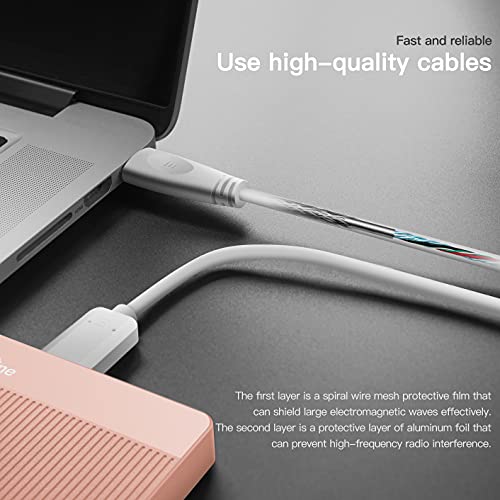 UnionSine External Hard Drive 500GB Ultra Slim Portable USB 3.0 HDD StorageCompatible for PC,Mac, Laptop, Xbox, Xbox one