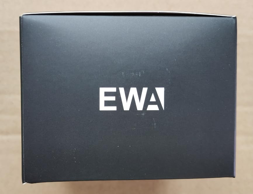 EWA A106 Pro Wireless Mini Bluetooth Speaker with Travel Case – IP67 Waterproof, Custom Bass Radiator, Portable & Loud (Black)