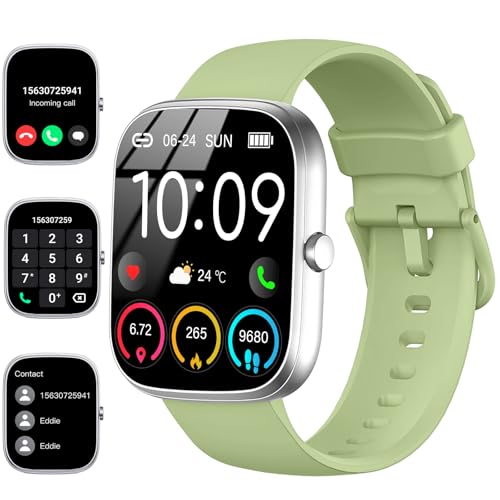 Smart Watch for Men Women Answer/Make Calls, 1.91" Fitness with Heart Rate Sleep Monitor, Step Counter Fitness Sports Activity Waterproof