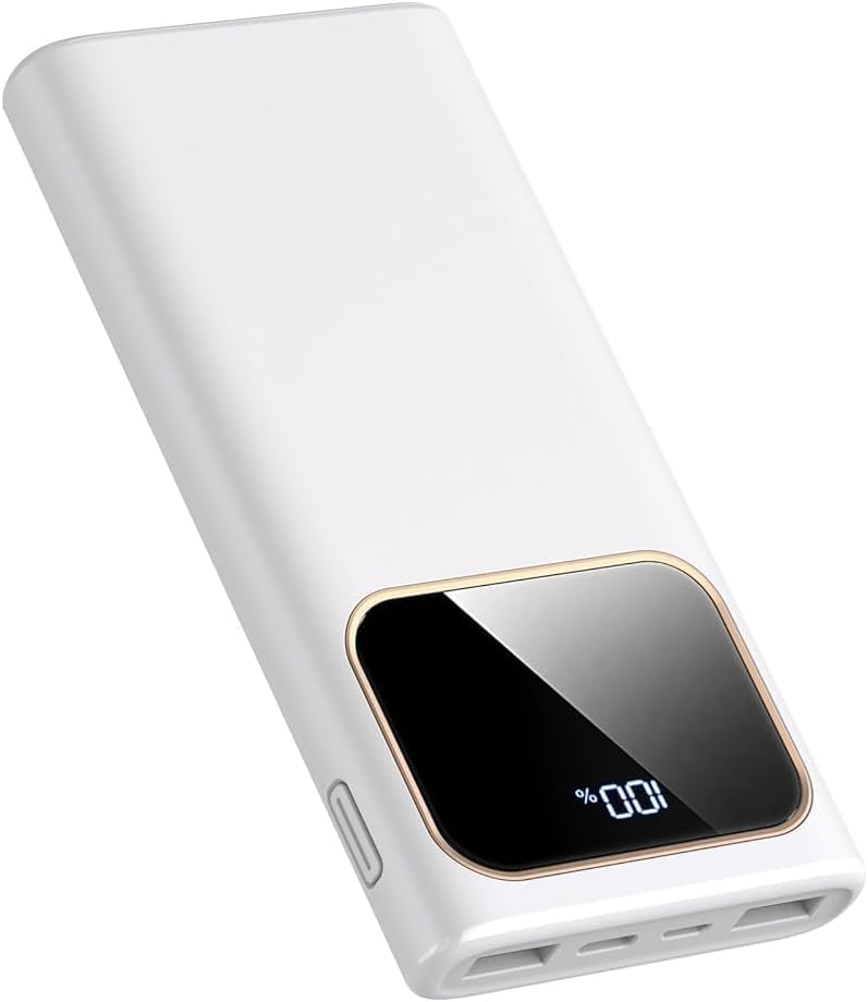 Power Bank, 10000mAh High-Speed Charging Dual Current Mode Battery Pack with USB C Input & Output, PD15W PowerBank for iPhone Plus Pro Max Mini Samsung Xiaomi iPad
