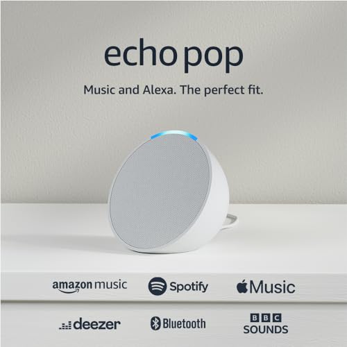 Echo Pop | Full sound compact Wi-Fi and Bluetooth smart speaker with Alexa | Lavender Bloom