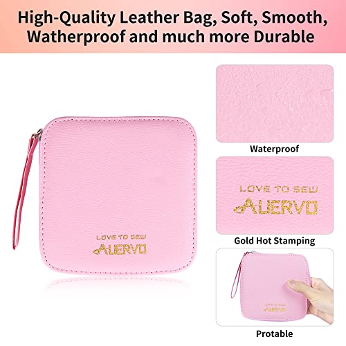 AUERVO Travel Mini Sewing Kit, Over 70 Premium Supplies, Filled with Needles, Scissors, Thimble, Thread, Tape Measure