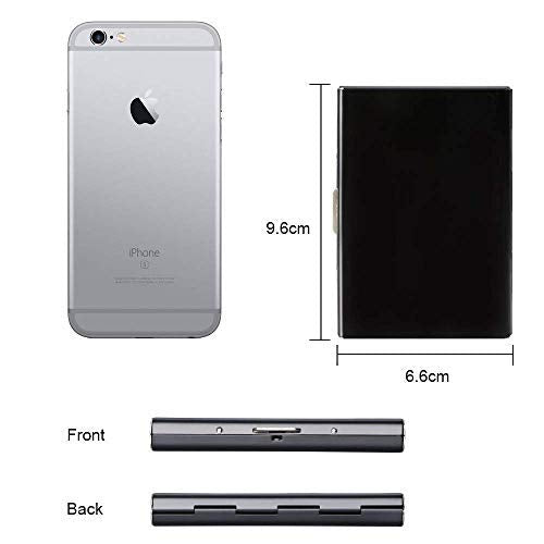 Vicloon Metal Card Holder Wallet,Ultra Thin Stainless Steel Metal Wallets RFID Blocking Credit Card Wallet Holder for Men & Women,Best Card Protector