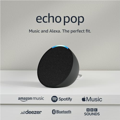 Echo Pop | Full sound compact Wi-Fi and Bluetooth smart speaker with Alexa | Lavender Bloom