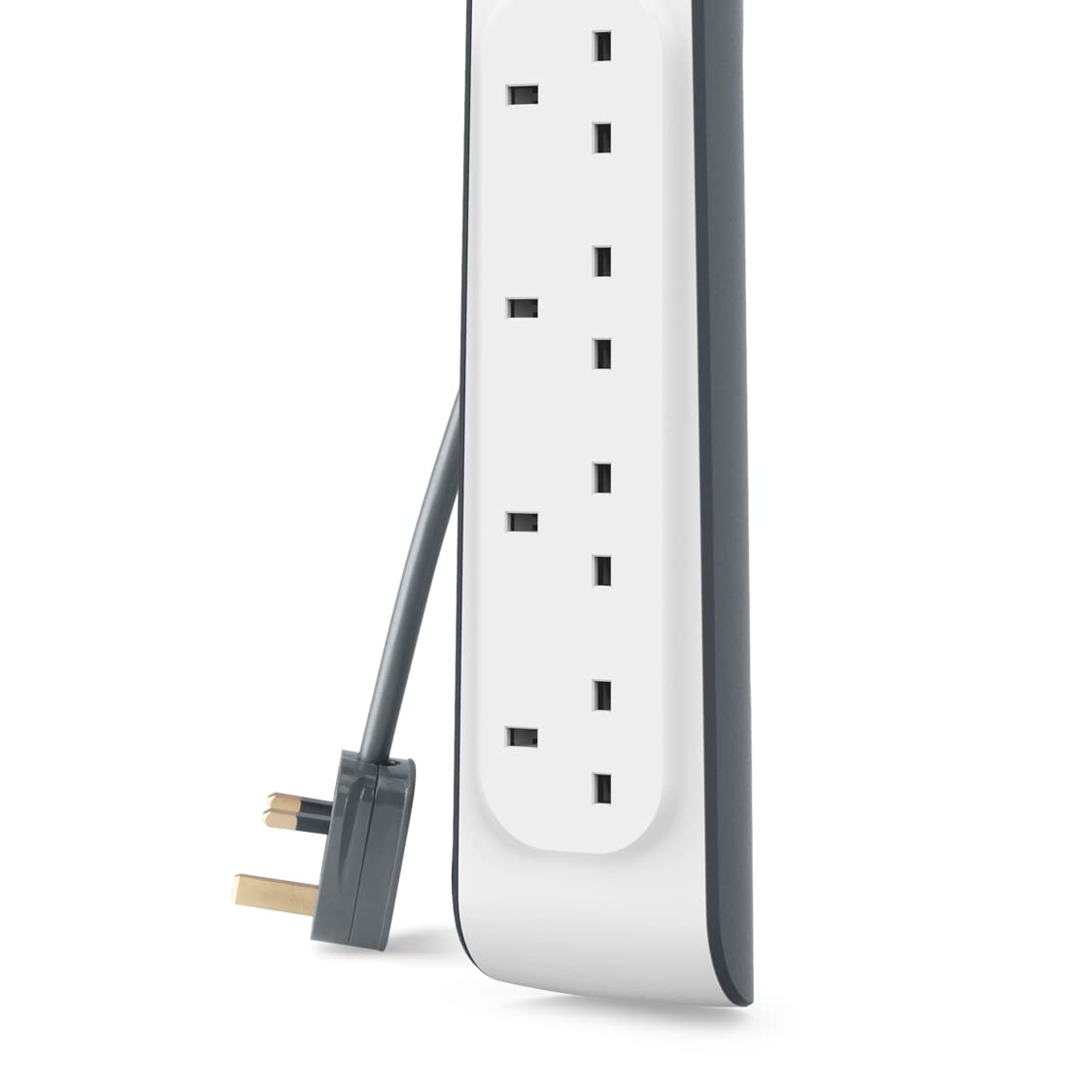 Belkin Surge Protected Extension Lead – 8 Sockets + 2 USB Ports (2.4A), 2m Cable
