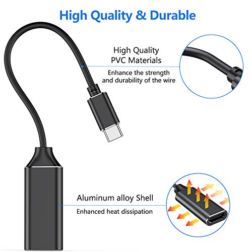 USB C to HDMI Adapter, Type c to HDMI 4K with Video Audio Output for iPhone 15,MacBook Pro Samsung Note, Huawei Mate