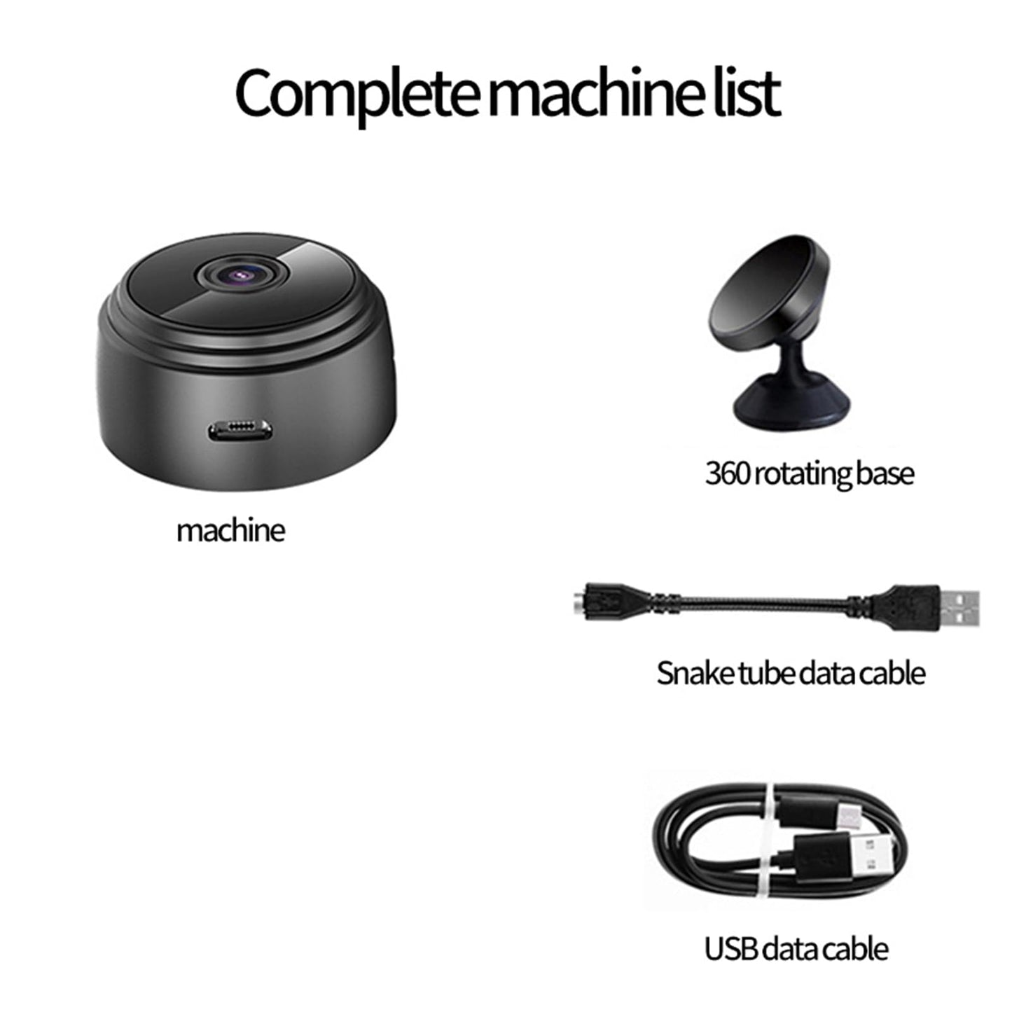 Spy Camera 1080P WiFi Wireless Indoor Secret Camera Mini Nanny Home Security Surveillance Camera Micro Small Monitor Video with Motion Detection App Control