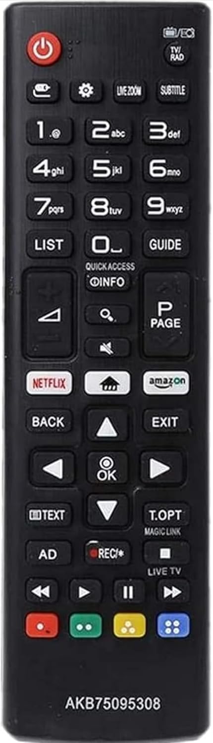 Smart LG tv remote LG tv remote control LG remote control for tv LG remote LG remote control LG tv remote control replacement for AKB75095308 AKB75095307 AKB7415324 LG Remote Control For Tv