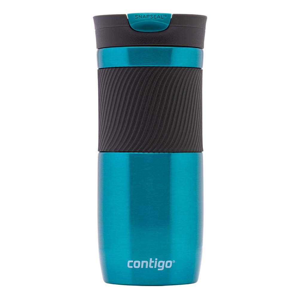 Contigo Byron Snapseal Travel Mug | Stainless Steel Thermal Mug | Vacuum Flask | Leakproof Tumbler | Coffee to Go Mug with BPA Free Easy-Clean Lid