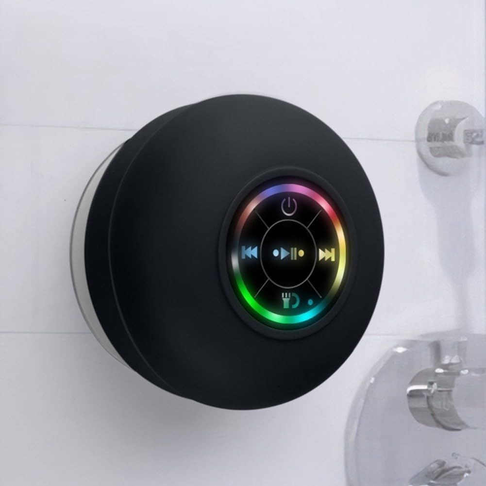 Suction Cup Speaker, Waterproof and Splash proof, HD Sound, Easy Pairing