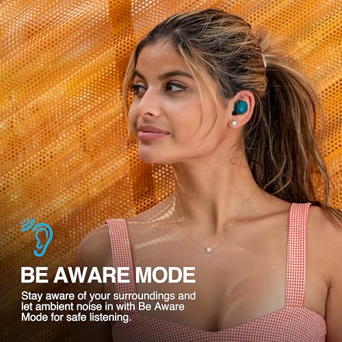JLab Go Air Pop+ True Wireless Earbuds – Bluetooth Earphones with 35H Playtime, USB-C Charging Case, EQ3 Sound & Multipoint, Black