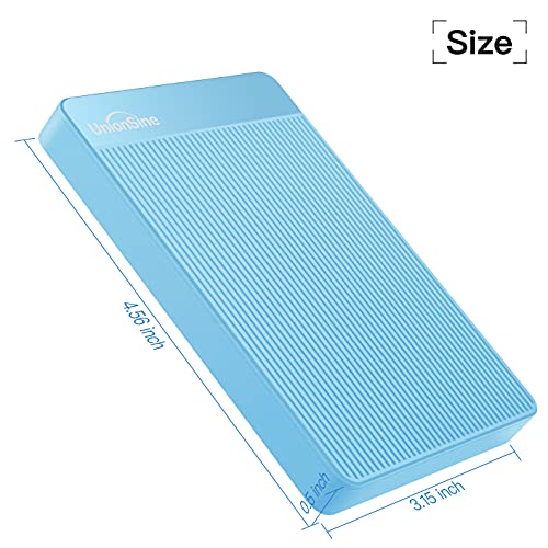 UnionSine External Hard Drive 500GB Ultra Slim Portable USB 3.0 HDD StorageCompatible for PC,Mac, Laptop, Xbox, Xbox one