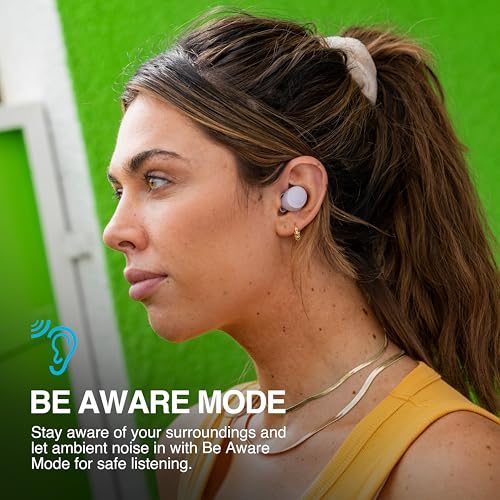 JLab Go Air Pop+ True Wireless Earbuds – Bluetooth Earphones with 35H Playtime, USB-C Charging Case, EQ3 Sound & Multipoint, Black