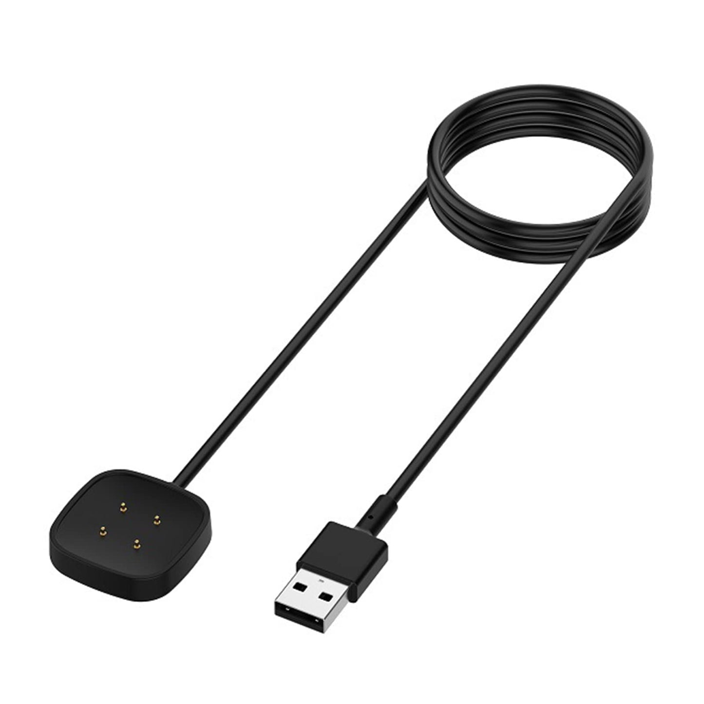 adspow Charger Compatible with Fitbit Versa 3 / Versa 4 / Sense/Sense 2,Replacement Charging Charger Cable compatible with Fitbit Versa 4 / Fitbit Sense 2 Smartwatch (1M)
