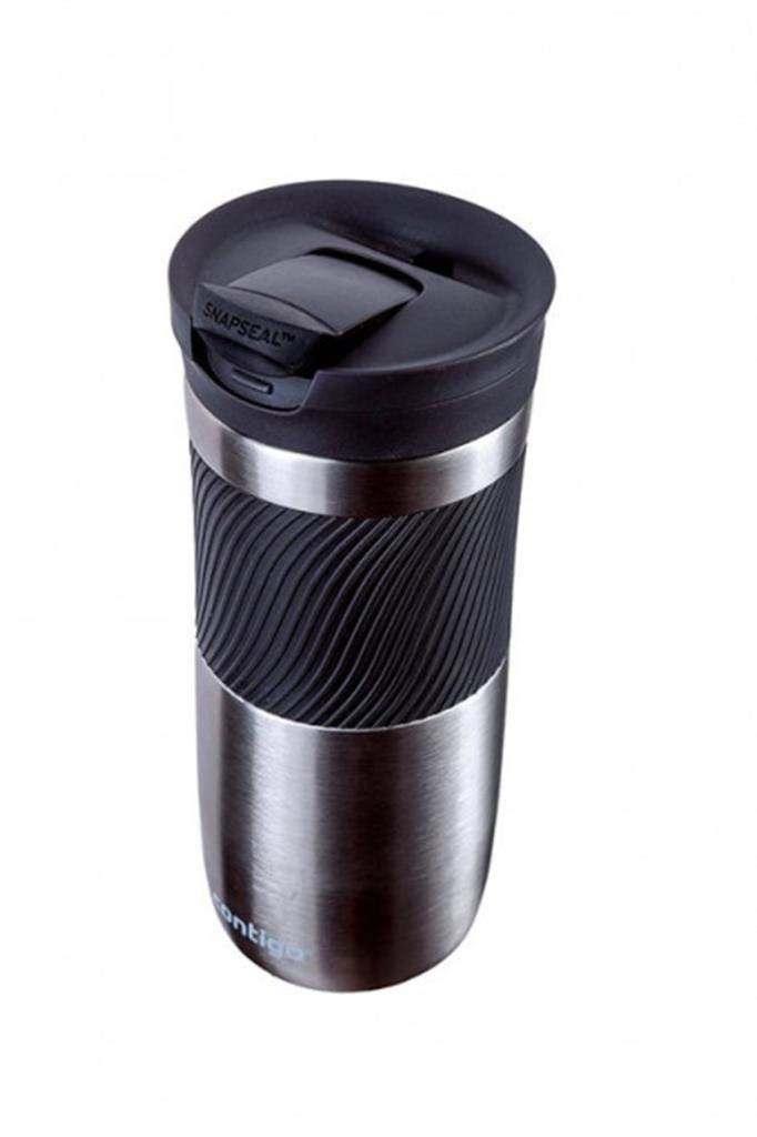 Contigo Byron Snapseal Travel Mug | Stainless Steel Thermal Mug | Vacuum Flask | Leakproof Tumbler | Coffee to Go Mug with BPA Free Easy-Clean Lid