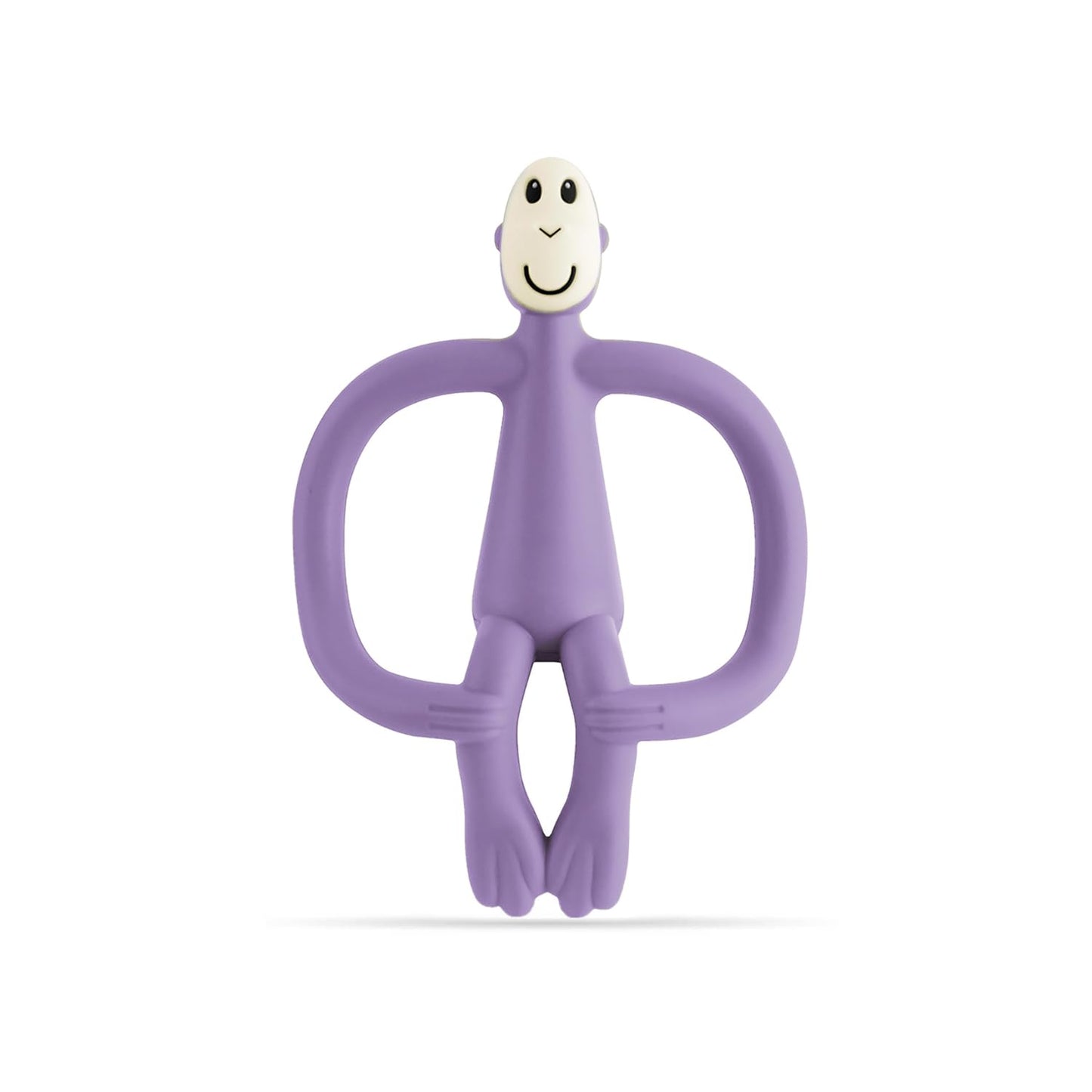 Matchstick Monkey, Original Teether & Gel Applicator, Antimicrobial Silicone Teething Toys for Baby, Easy to Grip, BPA Free, 3 Months Old+, 10.5 cm, Green Monkey
