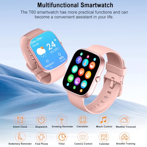 Smart Watch for Men Women Answer/Make Calls, 1.91" Fitness with Heart Rate Sleep Monitor, Step Counter Fitness Sports Activity Waterproof