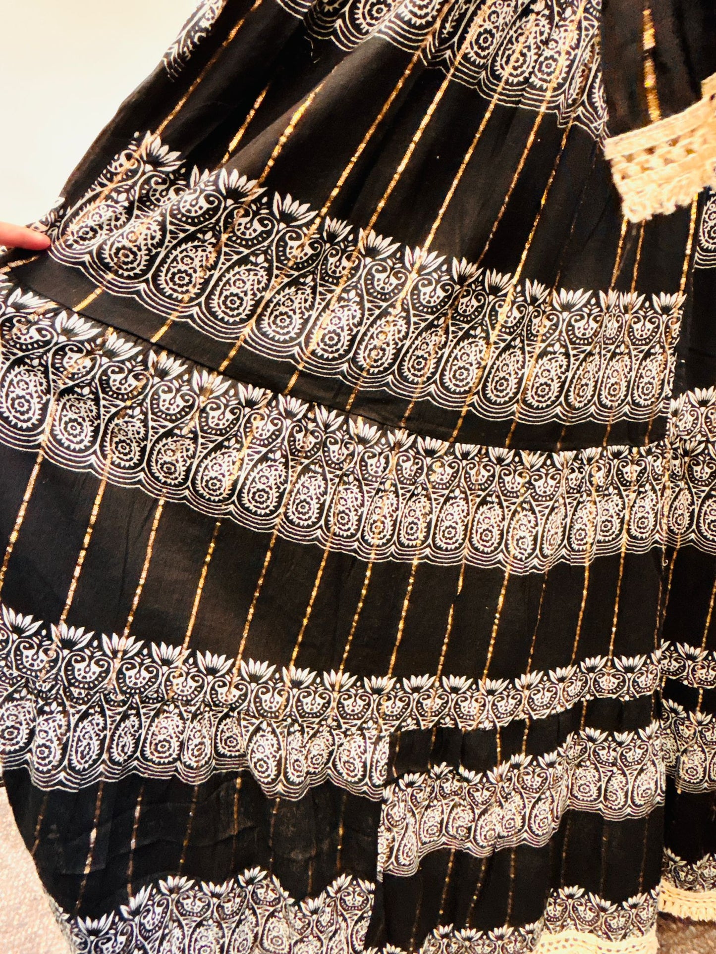 Boho dress with exquisite hand-embroidered, Boho Essence Maxi Summer Long Dress