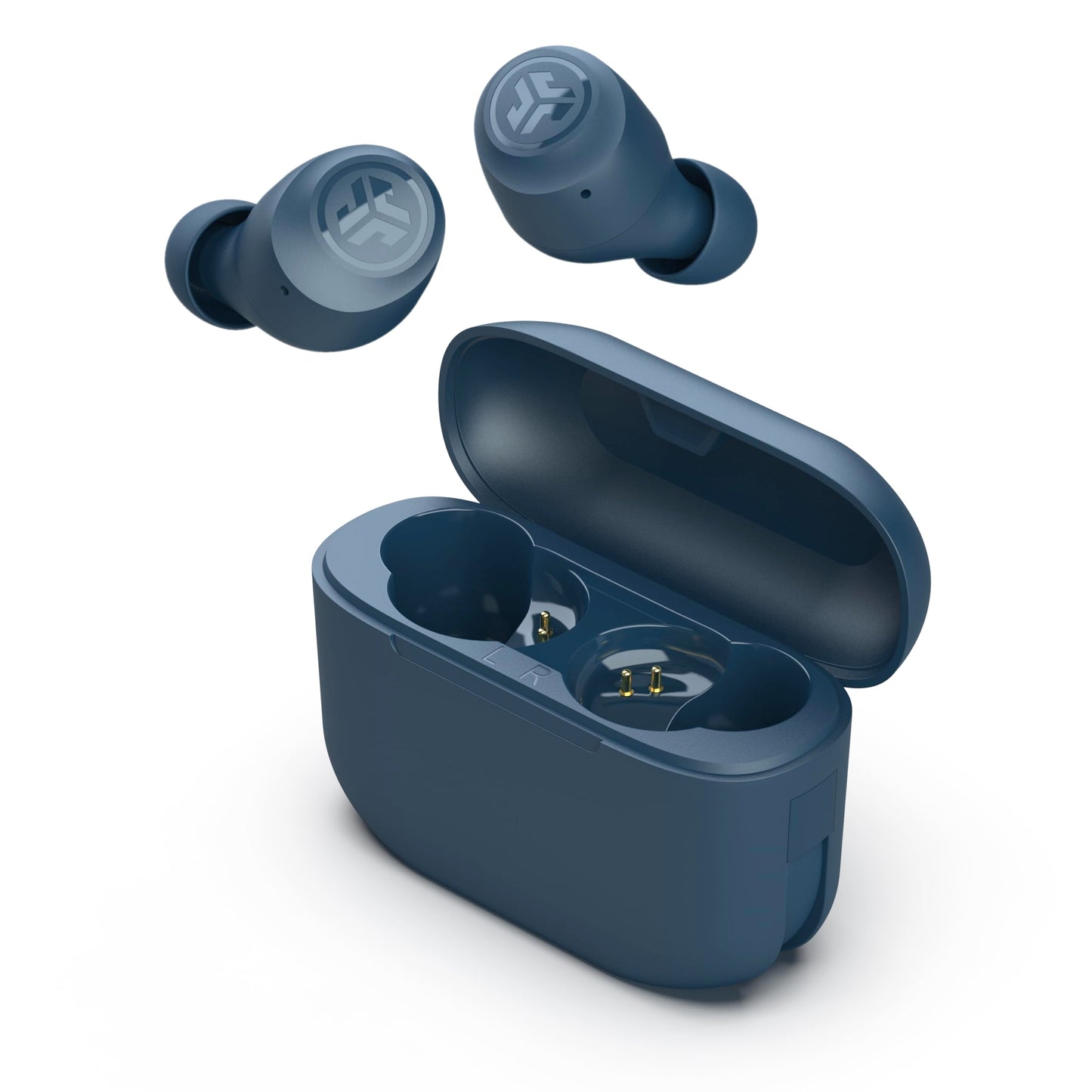JLab Go Air Pop+ True Wireless Earbuds – Bluetooth Earphones with 35H Playtime, USB-C Charging Case, EQ3 Sound & Multipoint, Black