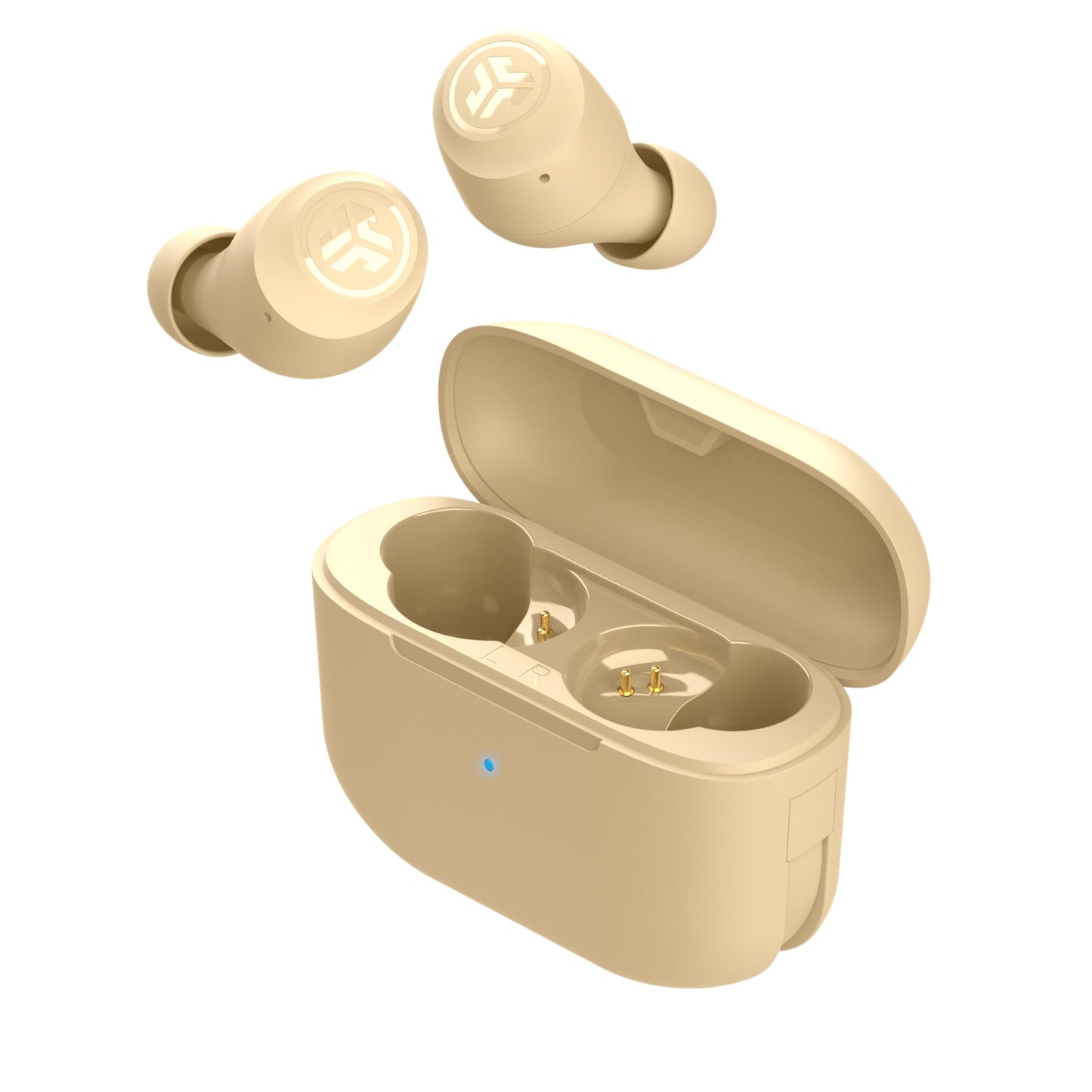 JLab Go Air Pop+ True Wireless Earbuds – Bluetooth Earphones with 35H Playtime, USB-C Charging Case, EQ3 Sound & Multipoint, Black