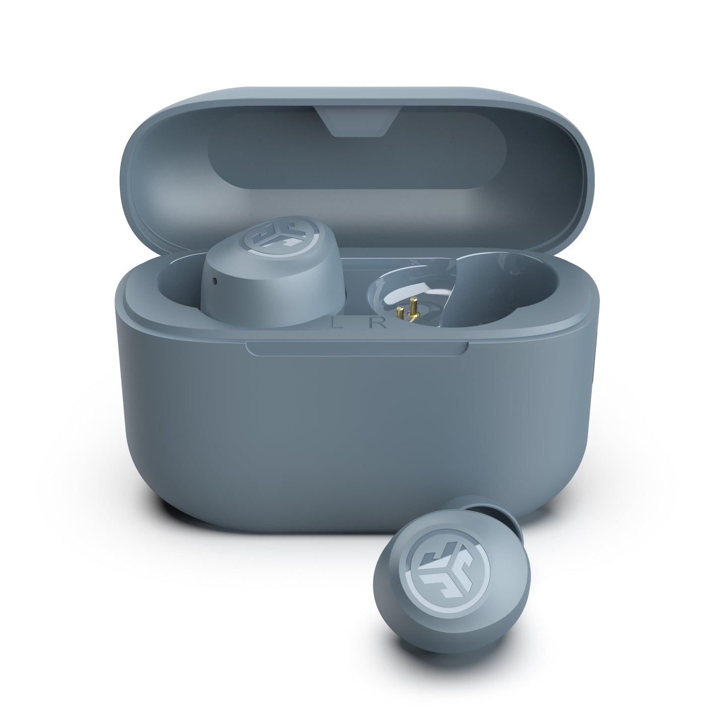 JLab Go Air Pop+ True Wireless Earbuds – Bluetooth Earphones with 35H Playtime, USB-C Charging Case, EQ3 Sound & Multipoint, Black