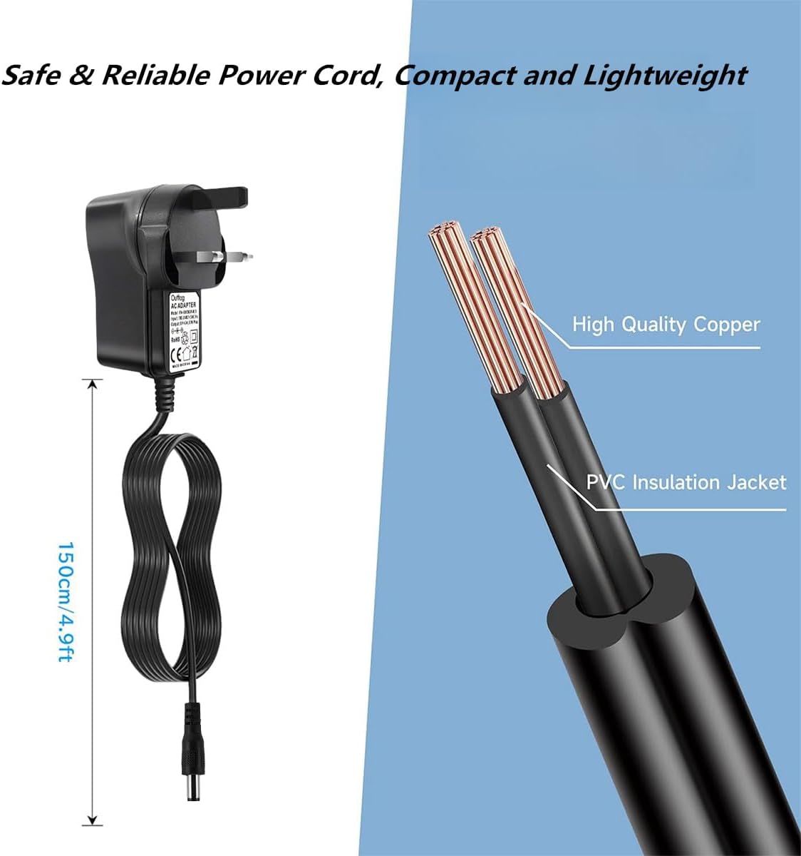 5V 2A Power Adapter Universal Power Supply with 7 DC Connectors Multi Plug AC to DC 5V Adaptor 10W AC Adapter Multifunctional Portable Power Transformers Converter Inverter AC-DC Power Adapter