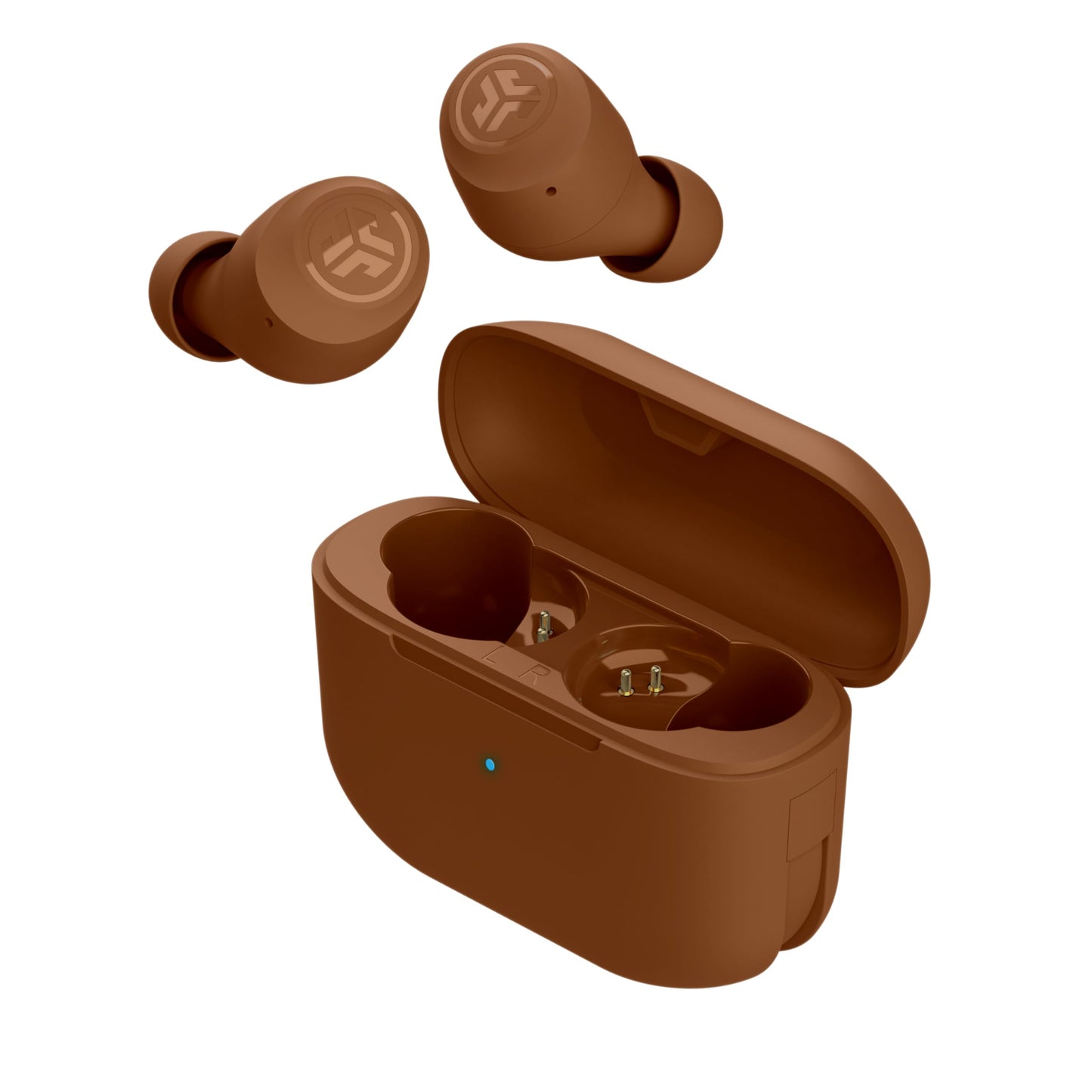 JLab Go Air Pop+ True Wireless Earbuds – Bluetooth Earphones with 35H Playtime, USB-C Charging Case, EQ3 Sound & Multipoint, Black