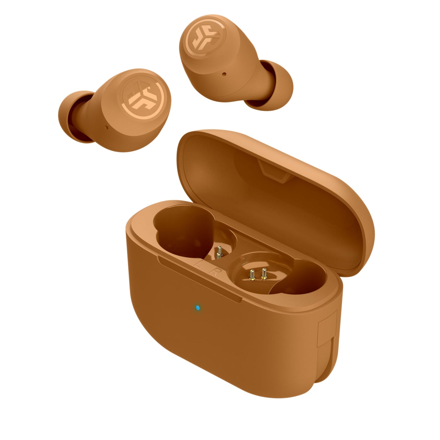 JLab Go Air Pop+ True Wireless Earbuds – Bluetooth Earphones with 35H Playtime, USB-C Charging Case, EQ3 Sound & Multipoint, Black