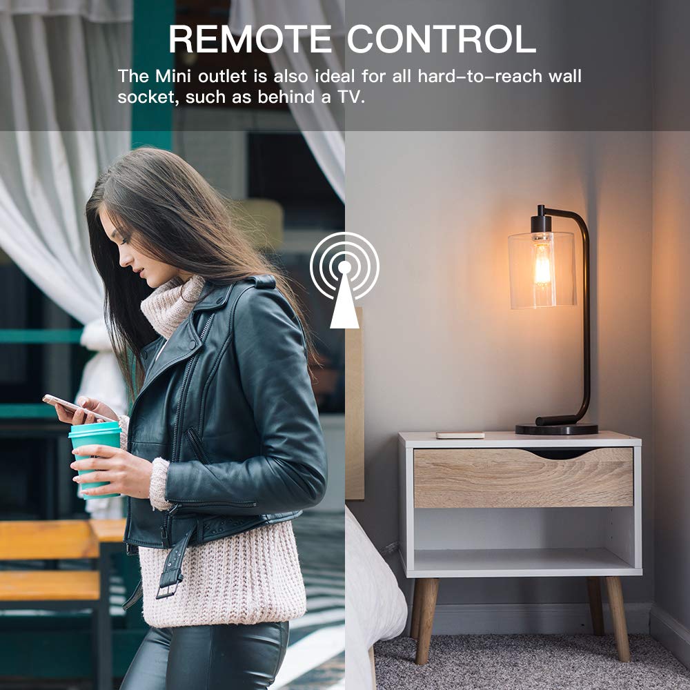 Smart Plug Alexa Plugs, Aoycocr Smart Socket with WiFi & Bluetooth, Works with Amazon Alexa Google Home, APP Remote Control Timer Switch WiFi Plug