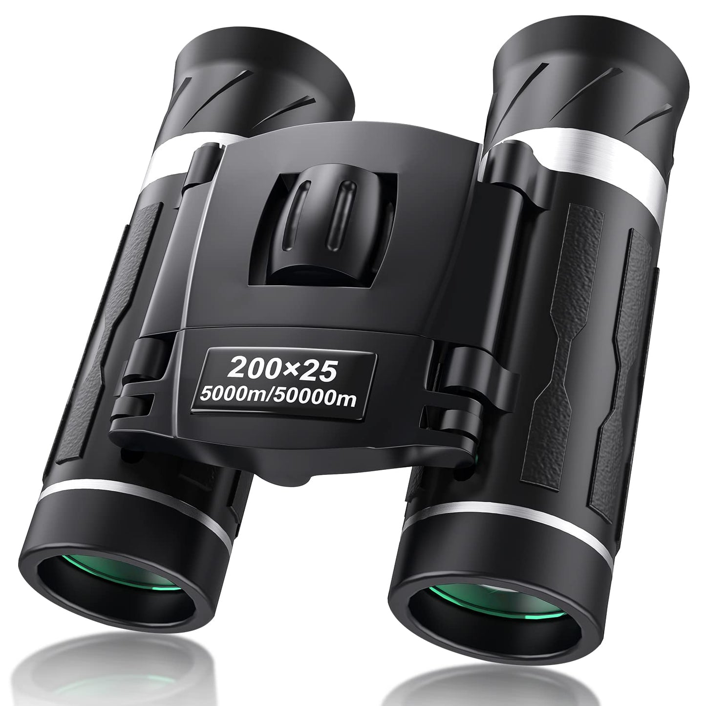 200x25 Compact Binoculars for Adults and Kids, High Powered Mini Pocket Binoculars, Small Binoculars for Bird Watching, Hunting, Concert, Theater, Opera, Travel, Sightseeing, Sport Games