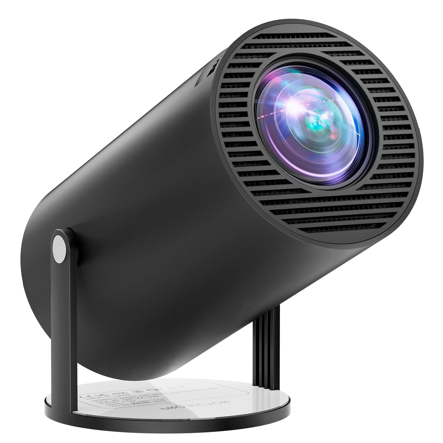 Mini Projector Portable 20000 Lux Projector 4K Supported 180° Rotation & Auto Keystone, Outdoor Compatible with TV Stick/Windows/iOS/Android/HDMI/USB (1080P)