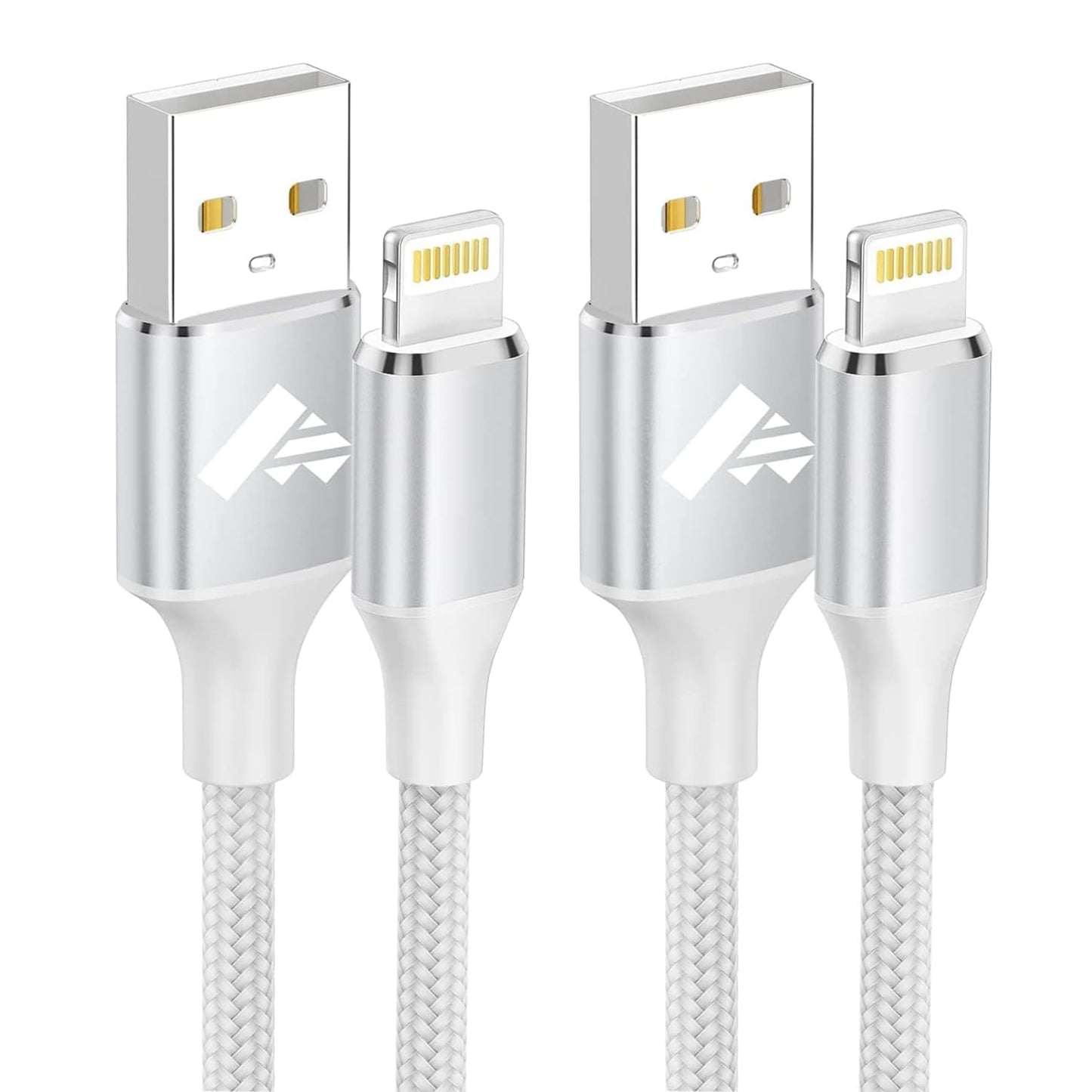 Aioneus iPhone Charger Cable 2M, MFi Certified Lightning Fast Charging Cable Lead Nylon Lightning to USB Cable for iPhone 14 13 12 11 Pro Max XS XR X 8 7 6 Plus 5 SE