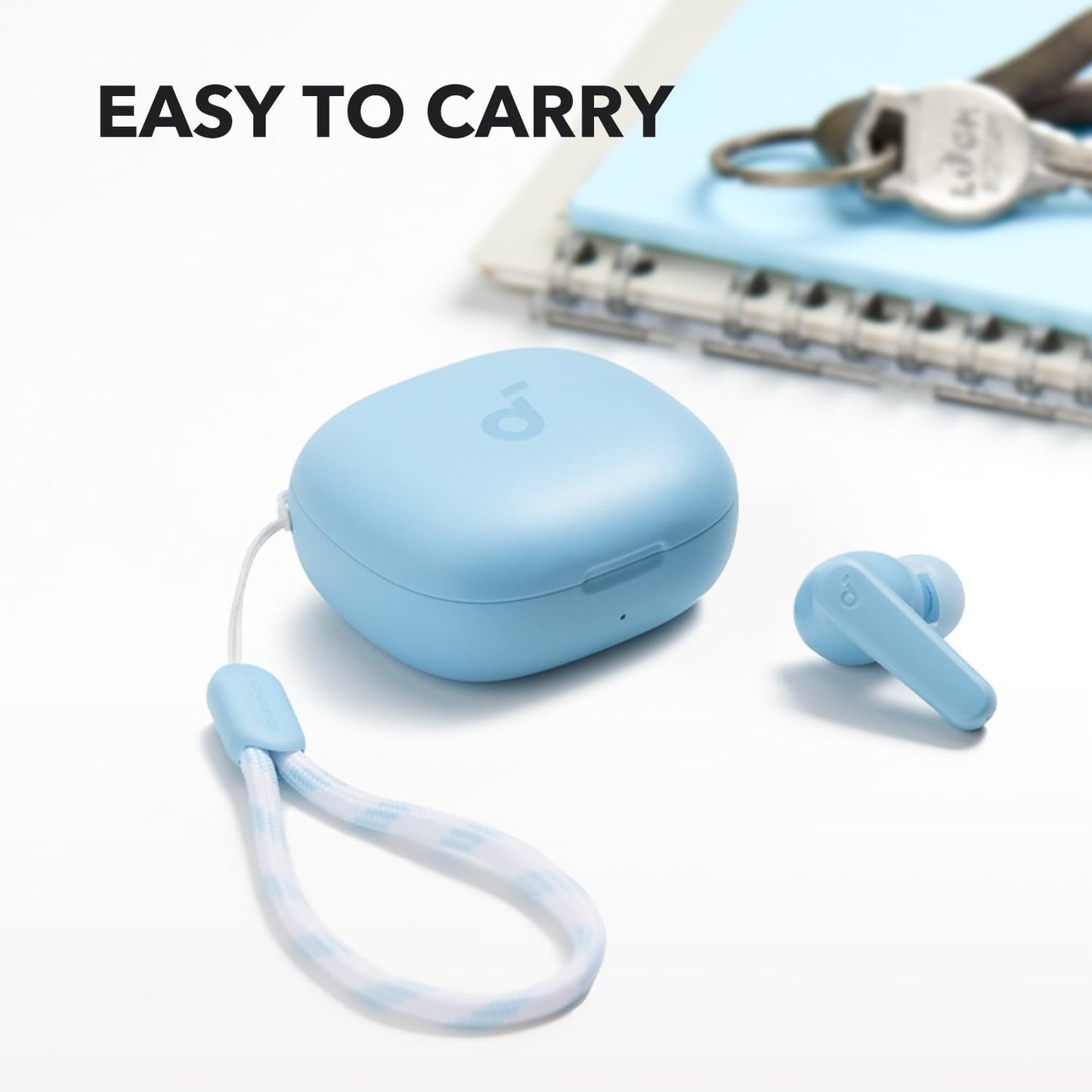 Anker P20i True Wireless Earbuds, 10mm Drivers with Big Bass, Bluetooth 5.3, 30H Long Playtime, IPX5 Water-Resistant, 2 Mics for AI Clear Calls