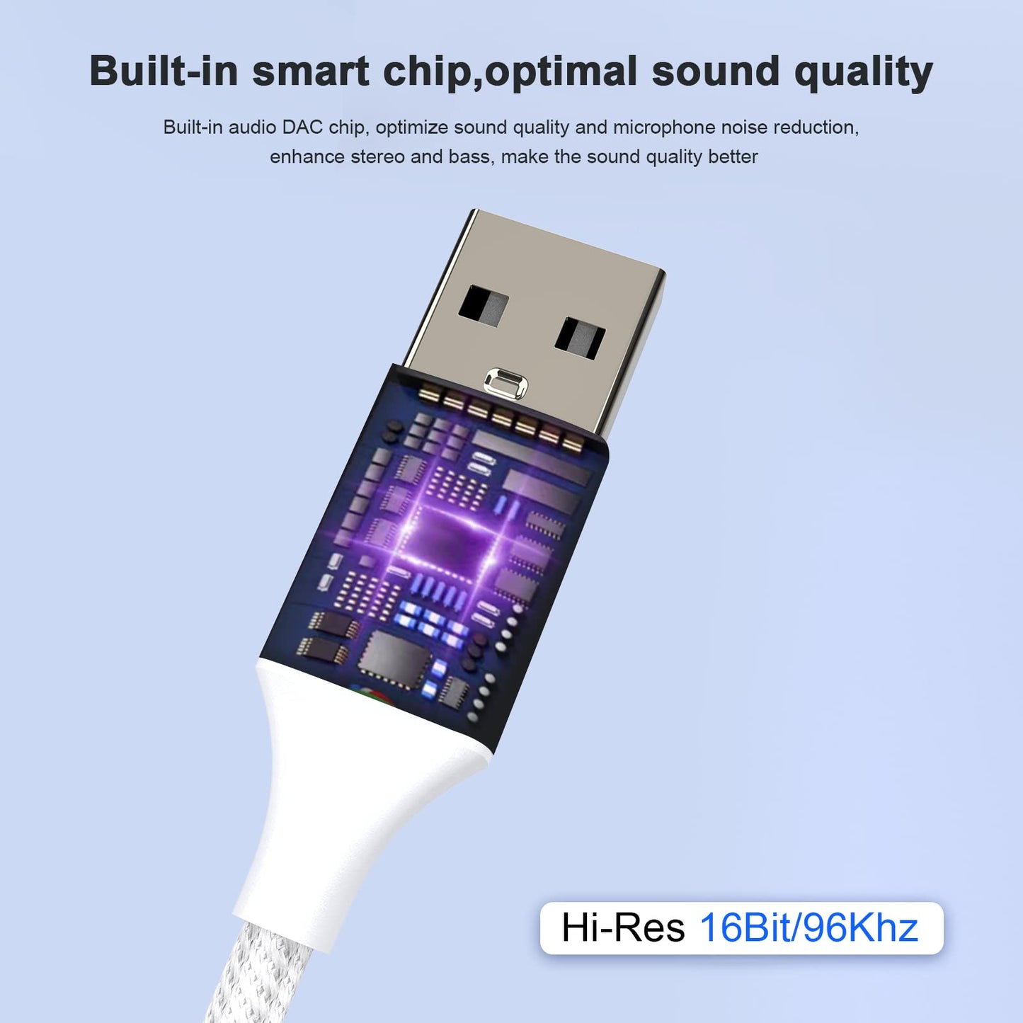 MOSWAG USB to 3.5mm Jack Audio Adapter,External Sound Card USB-with 3.5mm Aux Stereo Converter Compatible with Headset,PC,Laptop,Linux,Desktops