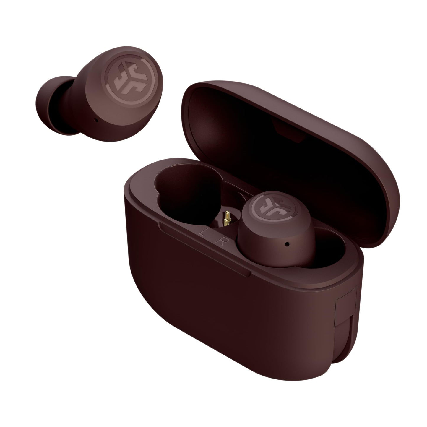 JLab Go Air Pop+ True Wireless Earbuds – Bluetooth Earphones with 35H Playtime, USB-C Charging Case, EQ3 Sound & Multipoint, Black
