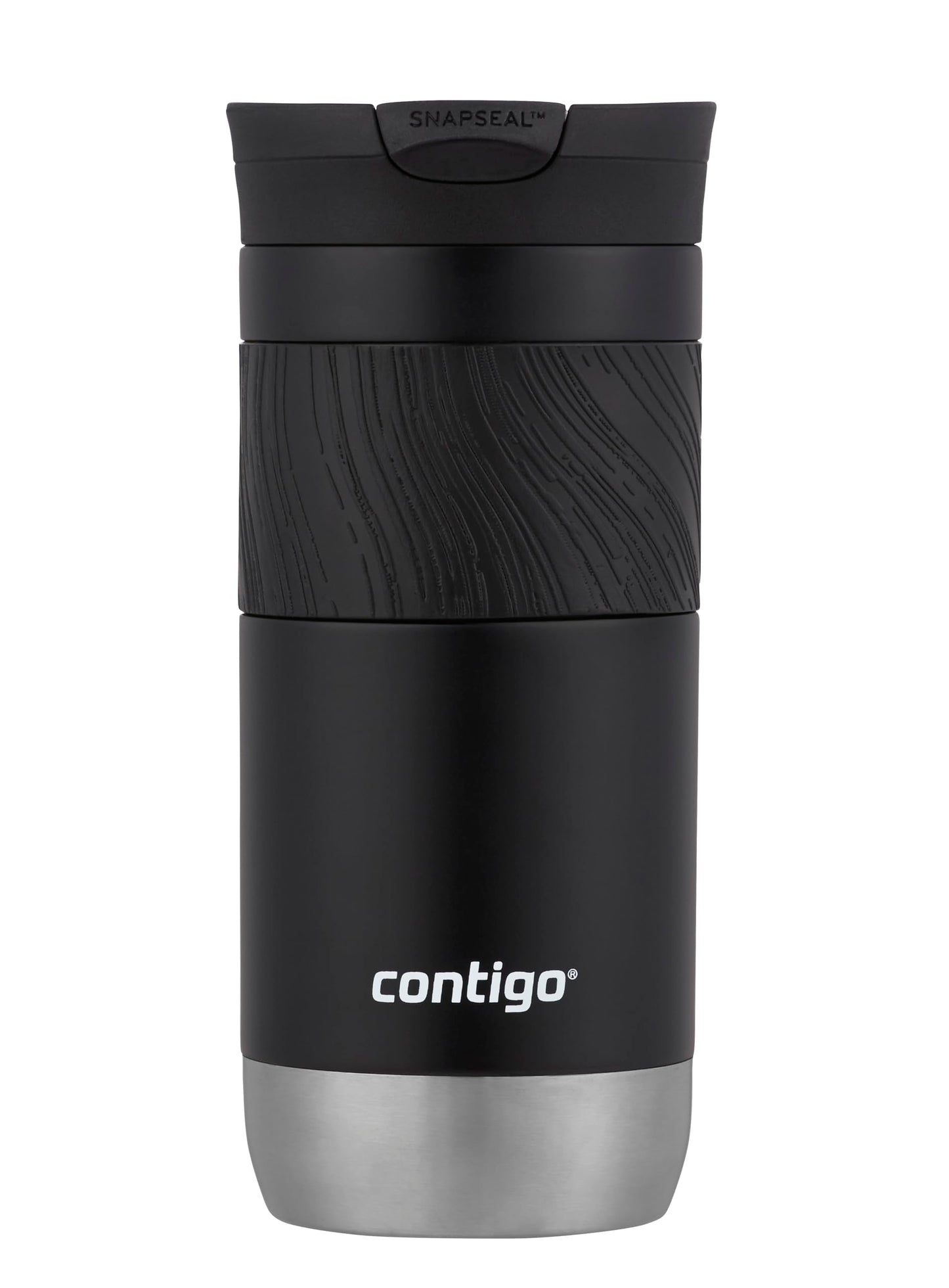 Contigo Byron Snapseal Travel Mug | Stainless Steel Thermal Mug | Vacuum Flask | Leakproof Tumbler | Coffee to Go Mug with BPA Free Easy-Clean Lid