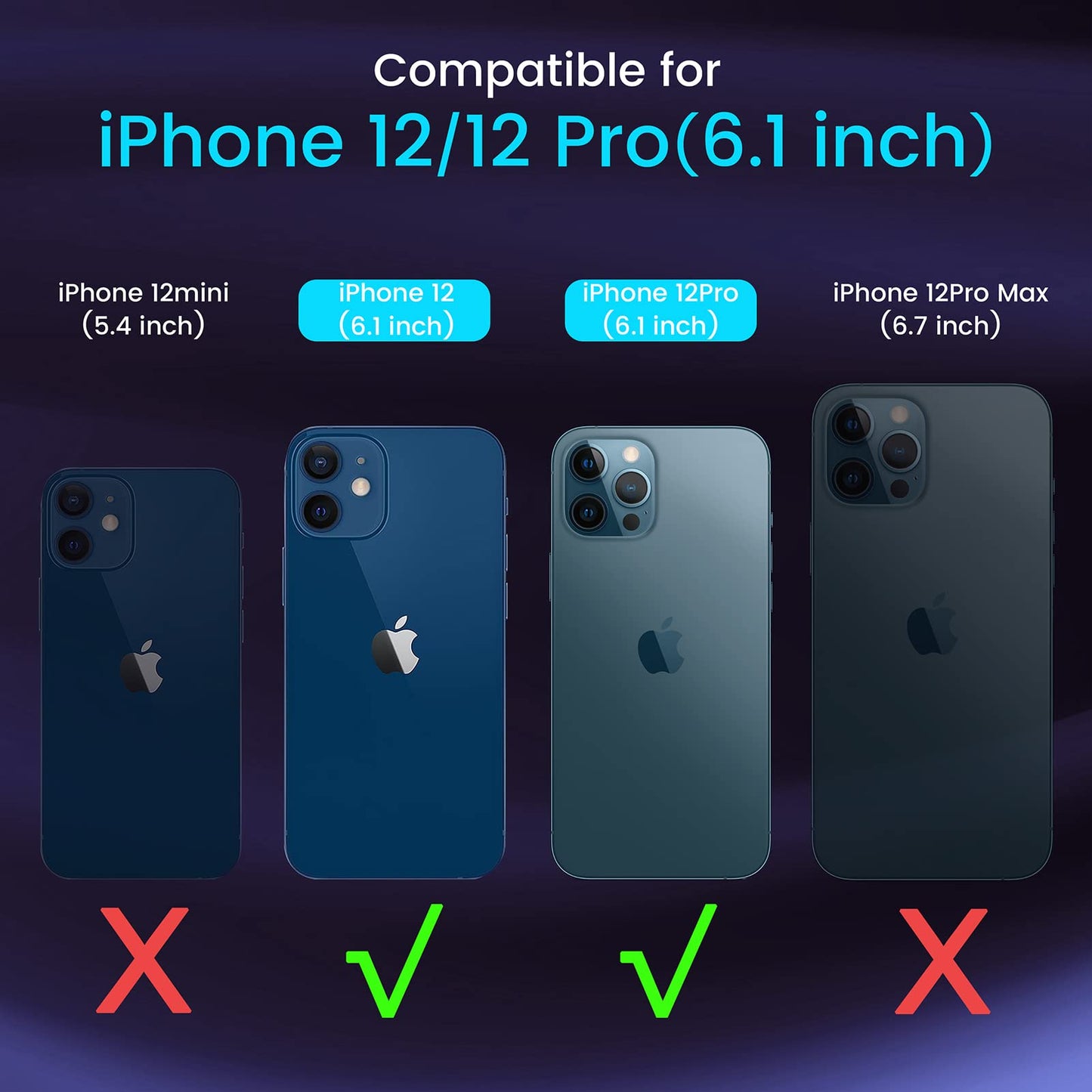 Vimiki Clear Designed for iPhone 15 Pro Max Case,Protective Bumper Hard PC Phone Cases, Thin Slim Fit Cover, Clear