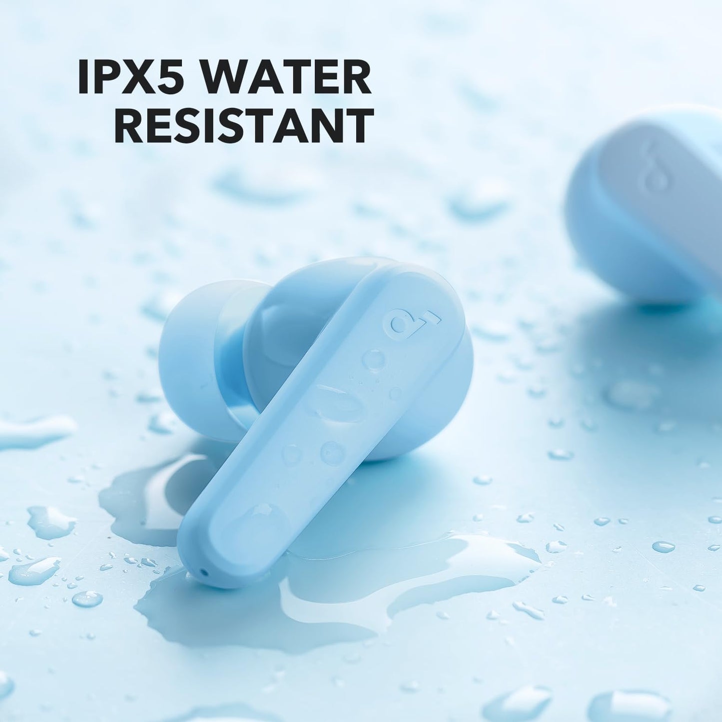 Anker P20i True Wireless Earbuds, 10mm Drivers with Big Bass, Bluetooth 5.3, 30H Long Playtime, IPX5 Water-Resistant, 2 Mics for AI Clear Calls