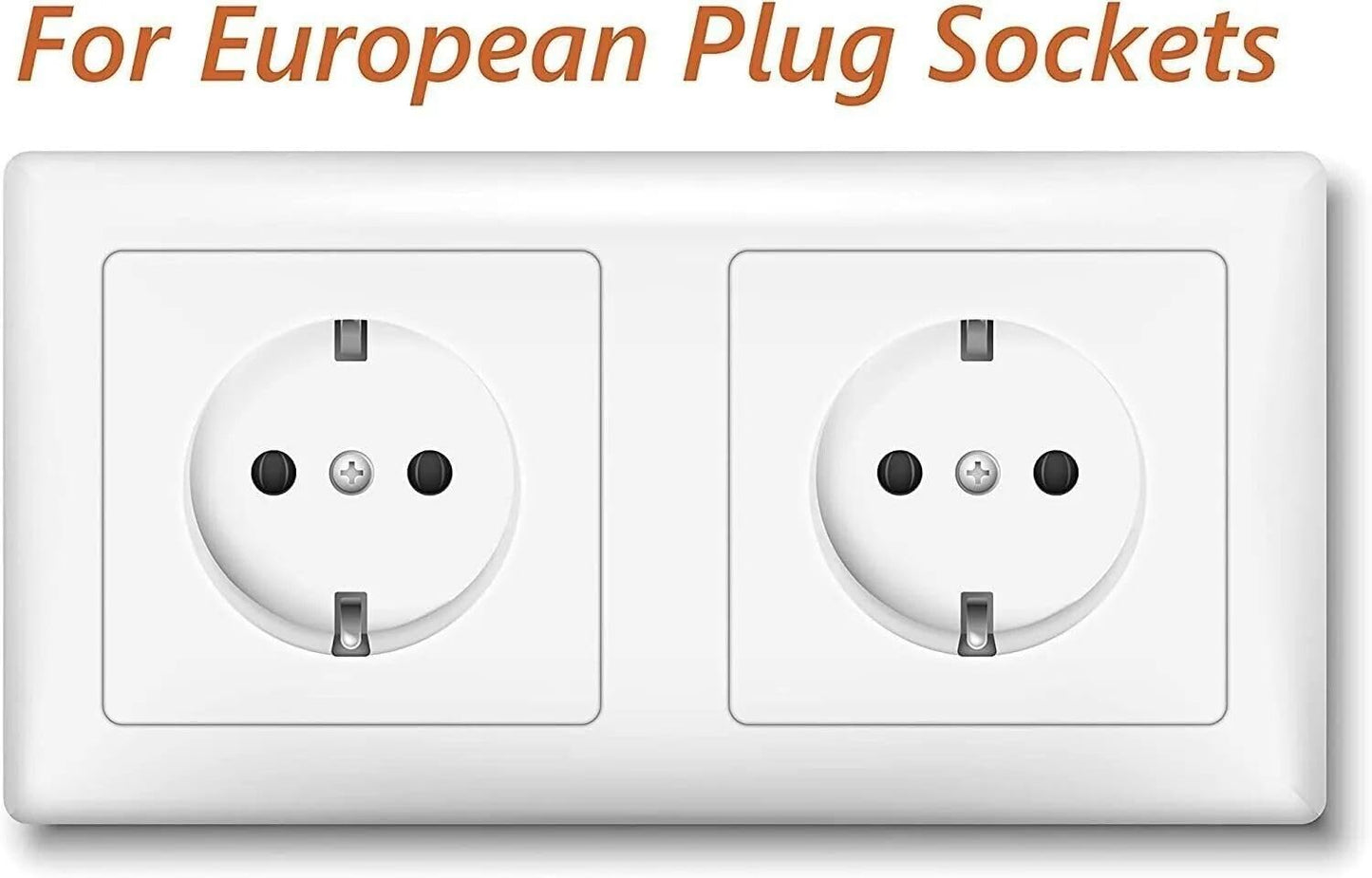 AYMBH 2 Pin to USB Plug Travel Adapter Charger Universal Power Converter for Asia & Europe Wall Adapter with USB Port for Phones, Tablets, Shavers & Toothbrushes Compact & Lightweight 100-240V Input
