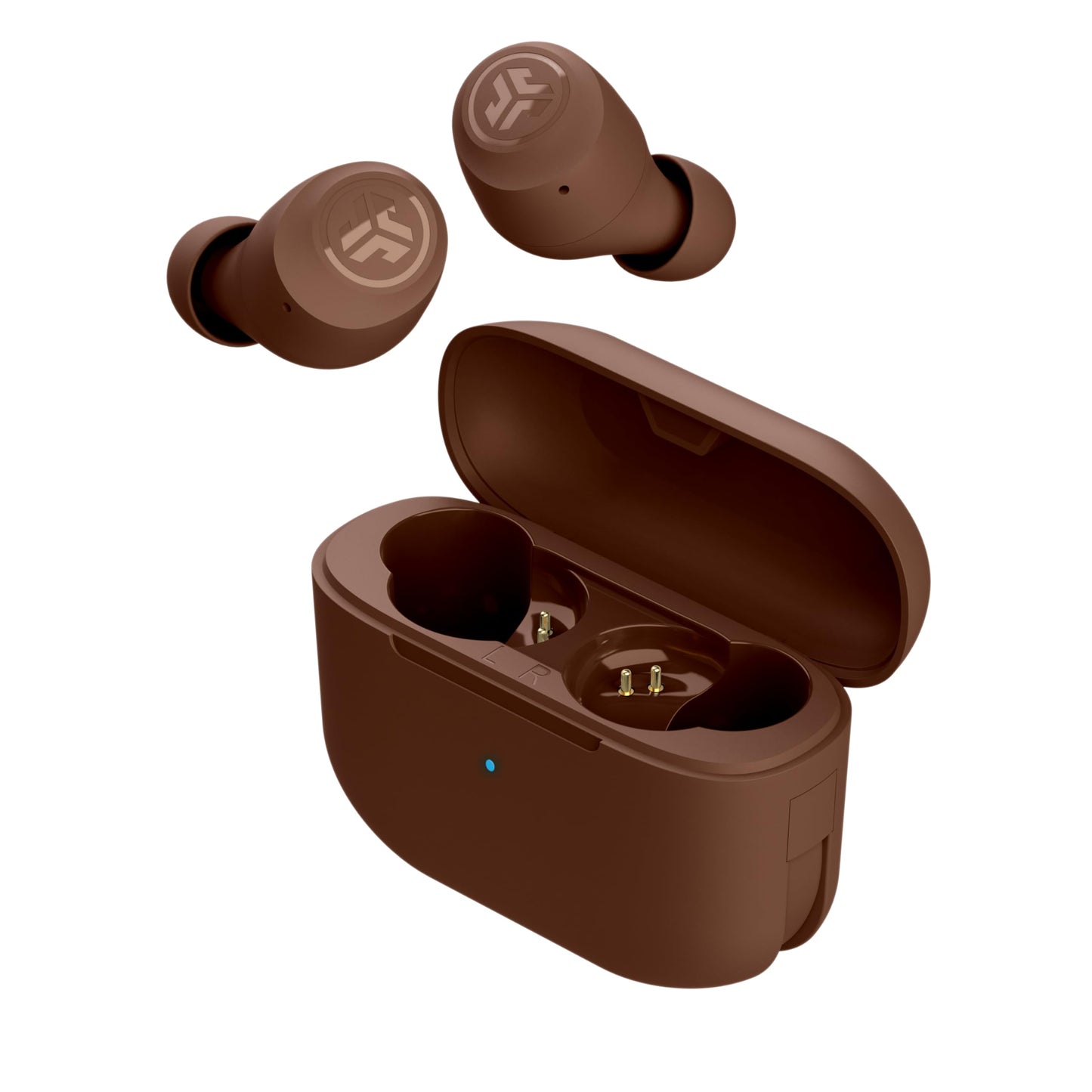 JLab Go Air Pop+ True Wireless Earbuds – Bluetooth Earphones with 35H Playtime, USB-C Charging Case, EQ3 Sound & Multipoint, Black